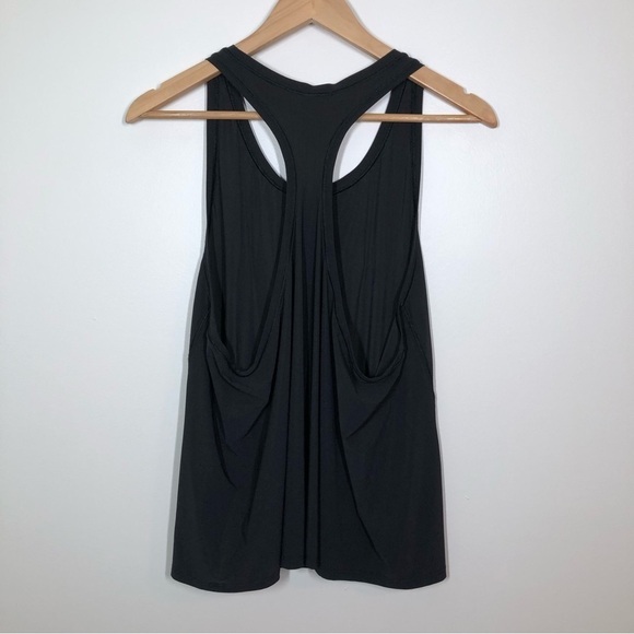 Athleta Black Racerback  Tank with Logo Size 1X - Picture 5 of 5